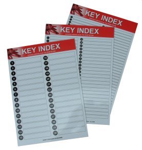 numbered key index
